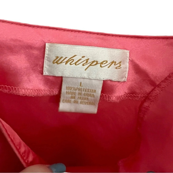 Pink Vintage Slip Chemise Dress L - Picture 2 of 3